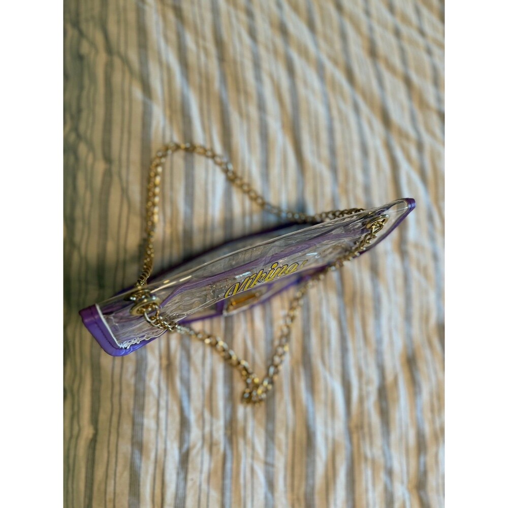 Minnesota Vikings NFL Football Clear Stadium Fashion Purse by Foco - Picture 12 of 12